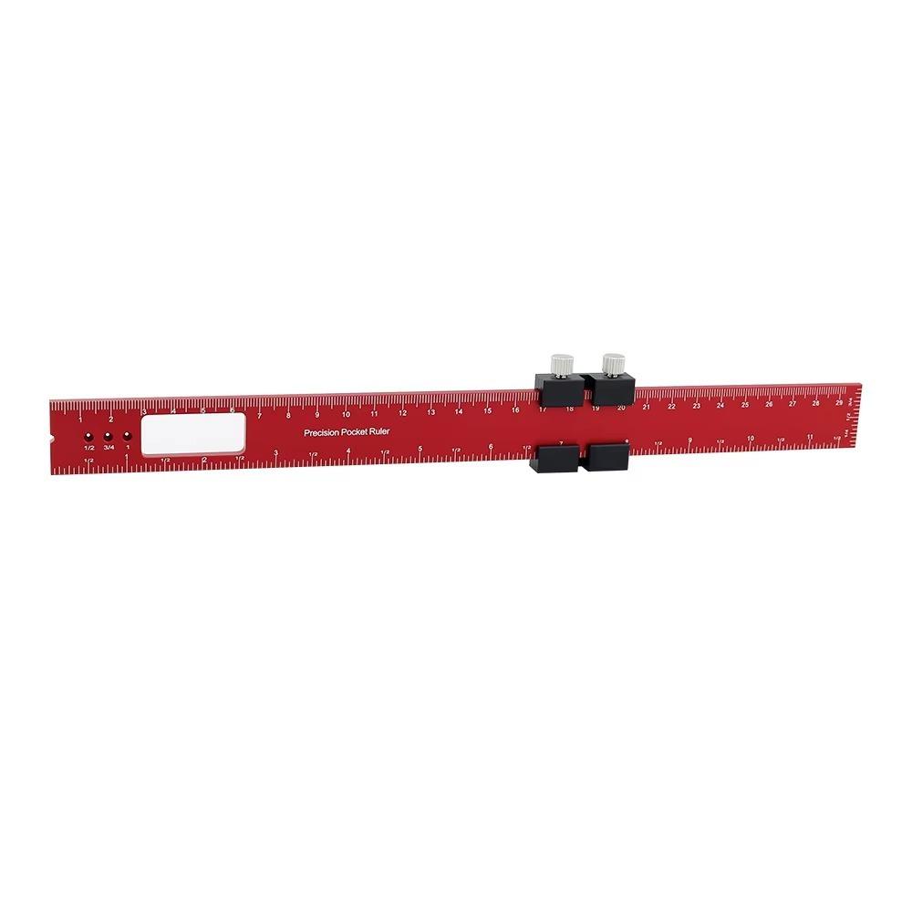 T-образная линейка для деревообработки, многофункциональная прецизионная линейка, новая карманная линейка, измерительный инструмент