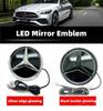 Для эмблемы со звездой Mercedes Benz на переднюю решетку для Mercedes Benz W205 W212 W213 W204 W166 CLA W253 GLK Автомобиль Бело-синий и Светодиодный