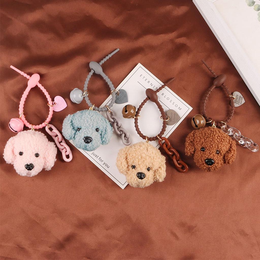 Simulated Bread Chocolate Maillard Leather Woven Rope Design Exquisite Creative Chain Student Backpack Ornamen Bag Charm