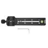 Rail Nodal Slide Clamp Aluminum 1 4inch Screw Scale Level for Arca Nodal Slide Quick Release Clamp for Ball Heads