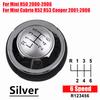 5/6 Speed Manual For Mini R50 2000-2006 Cabrio R52 R53 Cooper 2001 2002-2008 Car Gear Shift Knob Lever Shifter Handle Ball