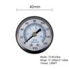 TS-40-10bar 0-160 PSI Range Pressure Gauge Stainless Steel Dual Scale Economical All Purpose Pressure Water Pressure Gauge
