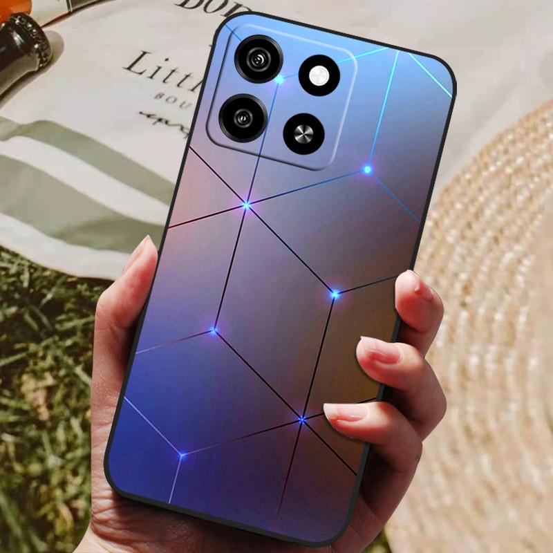 Чехол для ZTE Blade A35 BladeA35 BladeA55 Роскошный Расписной Силиконовый Задний Чехол для ZTE Blade A55 Чехлы Защитный Корпус Capas
