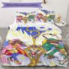 Постельное белье с узором Cardcaptor Sakura Комплект одеяла Пододеяльник Наволочка Домашний Декор Подарок на День Рождения (1 * пододеяльник + 2 * наволочка без наполнителя)