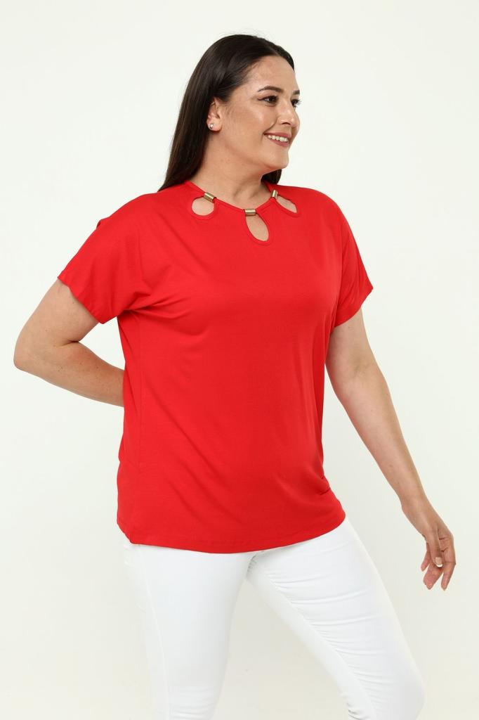 Женская стильная футболка большого размера, комфортная модель больших размеров, стильный воротник, детальный хлопковый изгиб, короткий рукав, летнее вечернее платье для мамы, футболка-туника