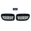 2PCS Auto Kidney Grille Replacement Meteor Grill for BMW E90 E91 3 Series 2009-2012 Front Diamond Racing Grills Car