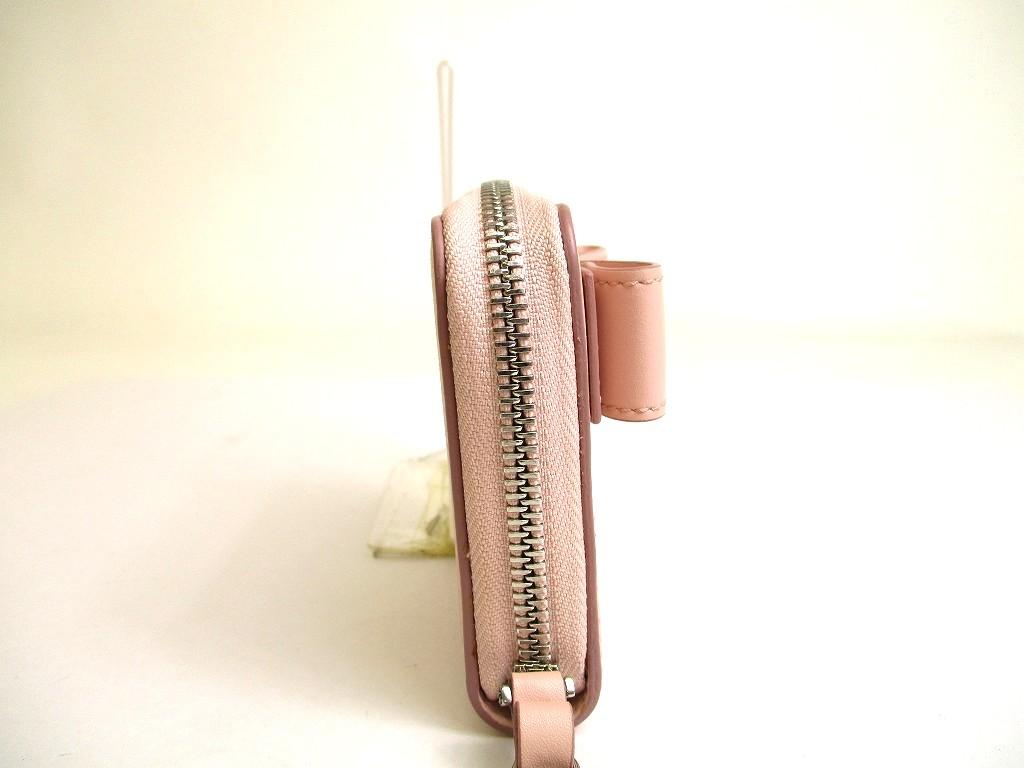 Оригинальный кожаный кошелек Salvatore Ferragamo Vala светло-розового цвета, бифолд #a783  Восстановленный