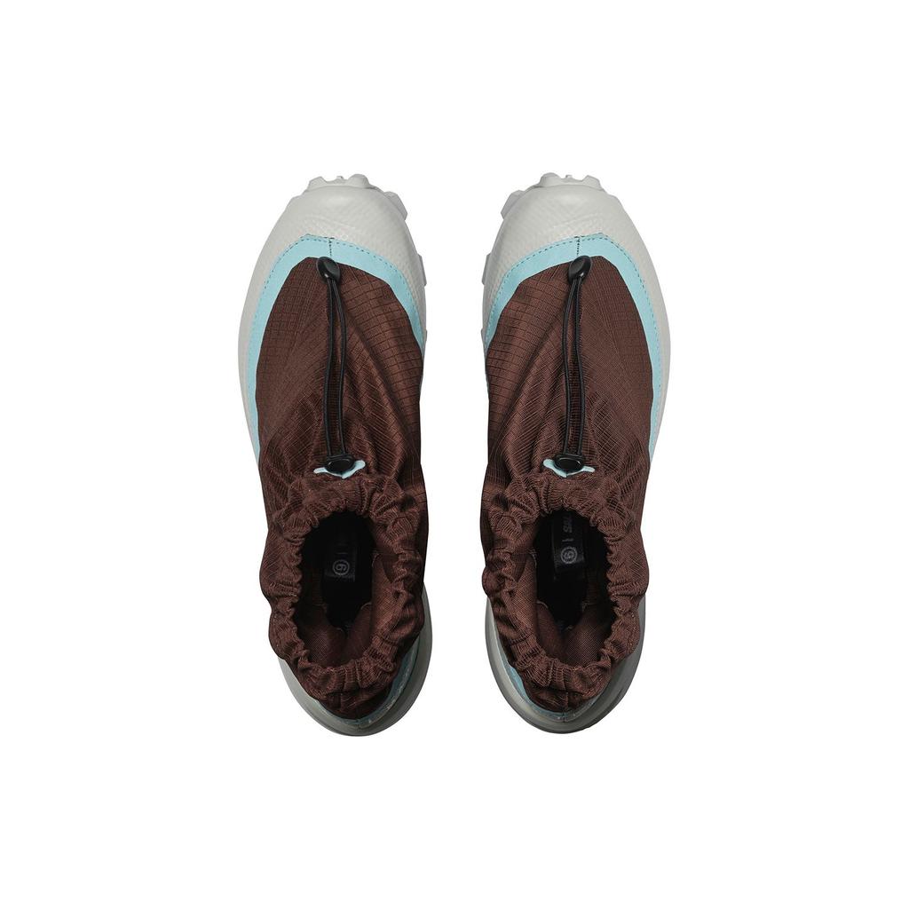 MM6 Maison Margiela X Salomon Cross Mid Outdoor Functional Sports Cushioning Lifestyle Shoes Unisex Sneakers Dark-Chocolate 474066