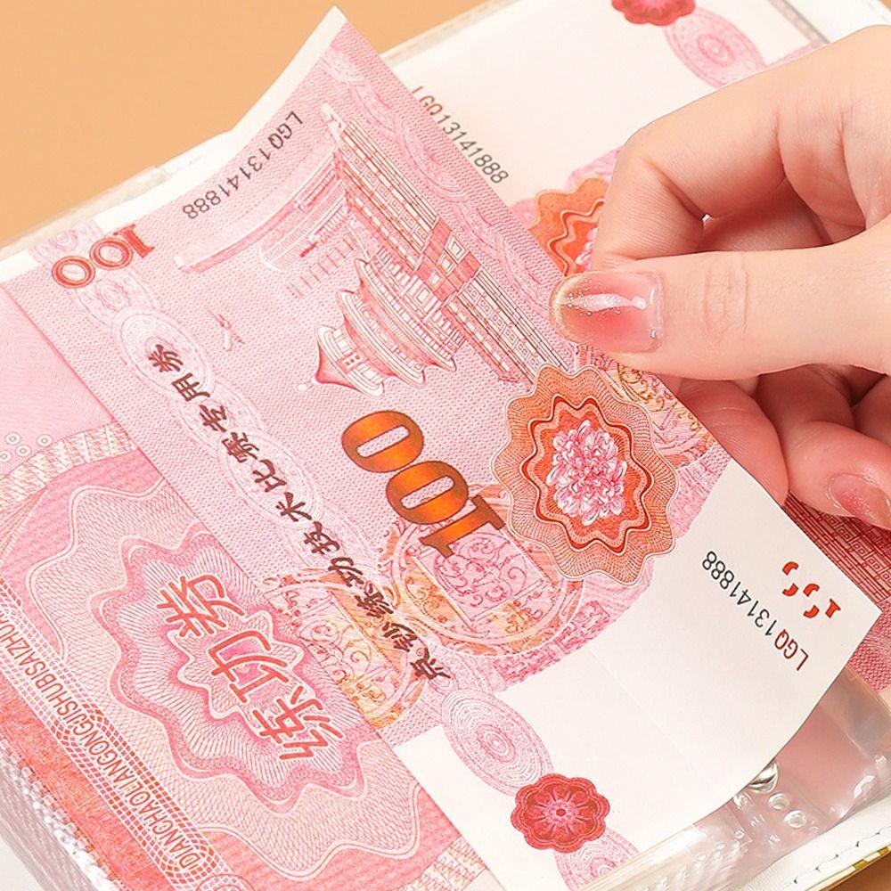 Большая вместимость 100 конвертов Челлендж по накоплению денег Листы для челленджей по накоплению для детей