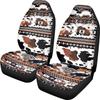 Seat Cover Printed Front Seat Cover Automotive General Polyester Material Washable