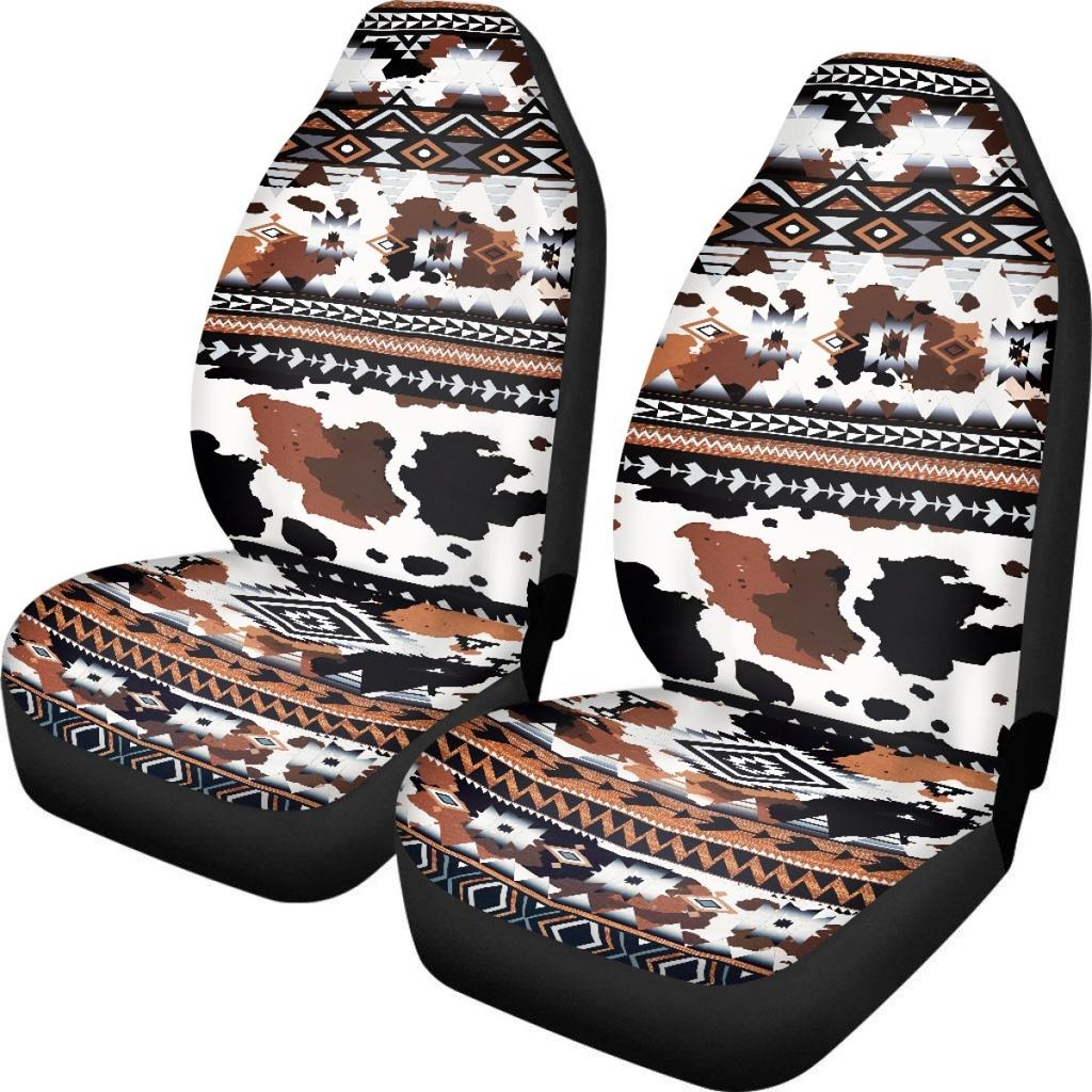 Seat Cover Printed Front Seat Cover Automotive General Polyester Material Washable