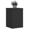 VidaXL Supports pour plantes 2 pcs noir 20x20x30 cm bois d'ingénierie, support de fleurs, support de pot, support pour 852898