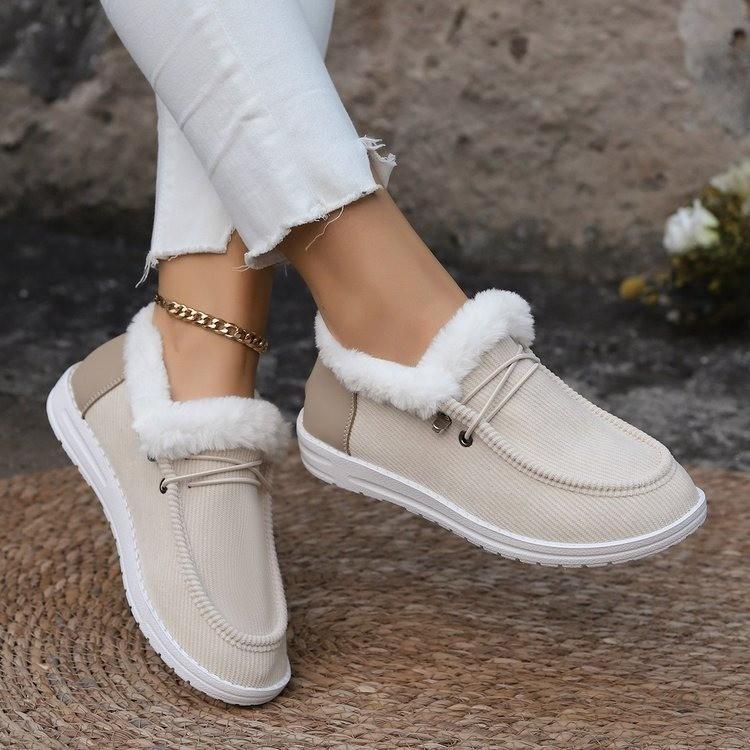 Внешняя торговля большой размер зимние хлопковые туфли осень и зима новые европейские и американские толстоподошвенные шерстяные зимние сапоги женские бархатные теплые круглые коты