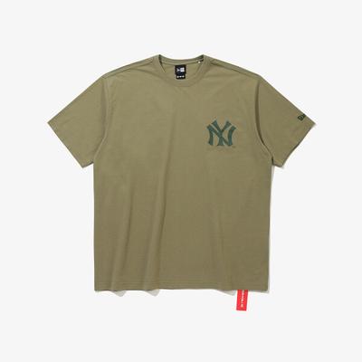 New Era Нью-Йорк Янкиз Чемпионская серия Футболка Хаки 15147498