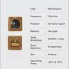 Программируемая наклейка-метка NFC RFID 4*4 мм Micro FPC Ntag213, дальность считывания 1 мм, для контроля доступа и управления цепочками поставок