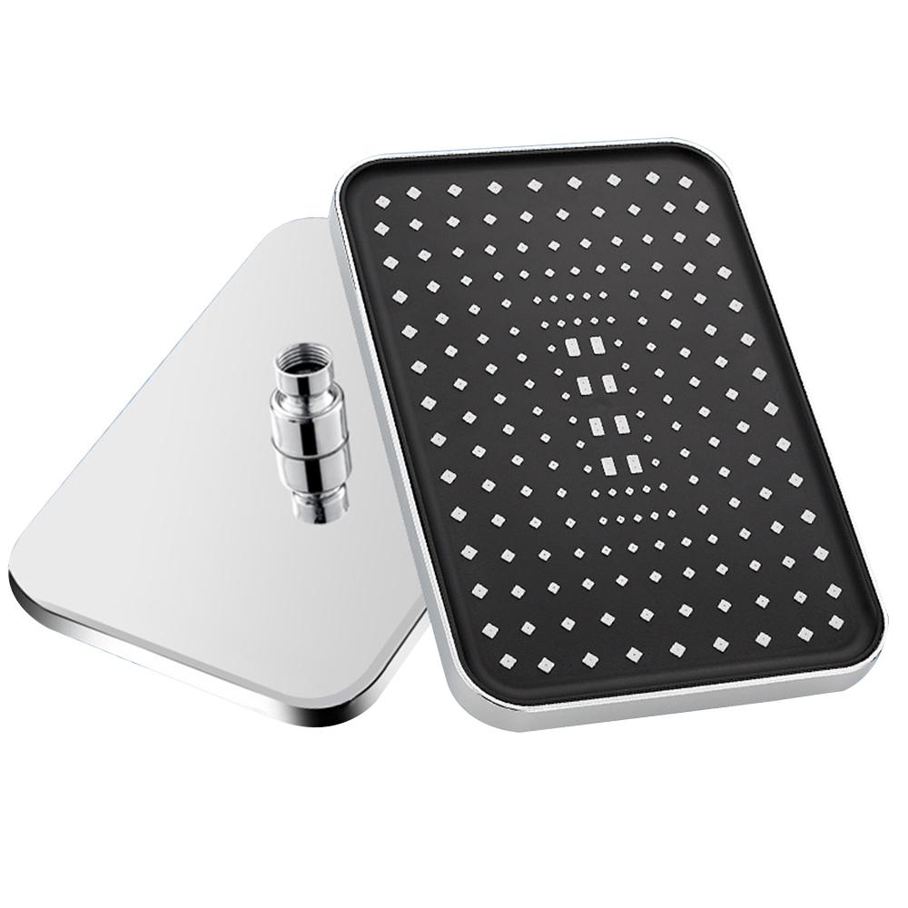 Тропический душ Большая панель Большой поток Наддув Потолочный душ Вращение на 360 градусов Высокое давление АБС Смеситель для ванной