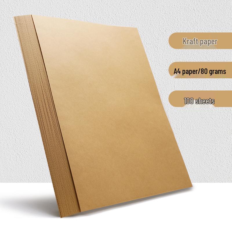 Children's Origami Colored A4 Paper, 80g, 100 Sheets - Red & Yellow