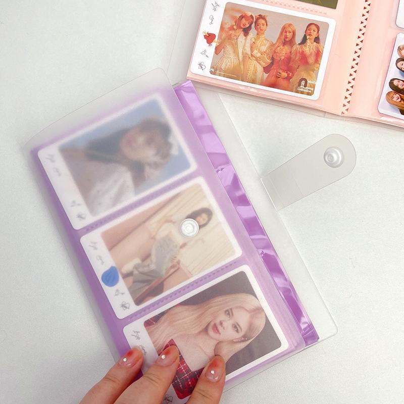 Transparent Photo Album Collect Book Photocard Holder Kpop Photo Album Binder Sheets Creative Photo Albums Picture Card Holder