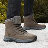Men Snow Shoes Casual Winter Plush Warm Boots Platform Sneakers Male High Tops Cotton Shoes