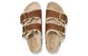 Birkenstock Кожаные шлепанцы-слайдеры женские светло-коричневые обычные 1025432