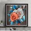Colorful Diamond 5DDIY Painting Embroidery Animal Flower Picture Rose Mosaic Butterfly Cross Embroidery Wall Home Decoration