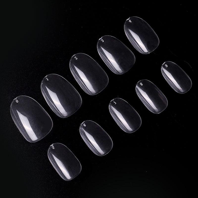 500pcs Instant Soft Gel Nail Tips Sculpted Coffin Stiletto Full Cover Press On Nail Tips Soak Off Salon Custom Nails