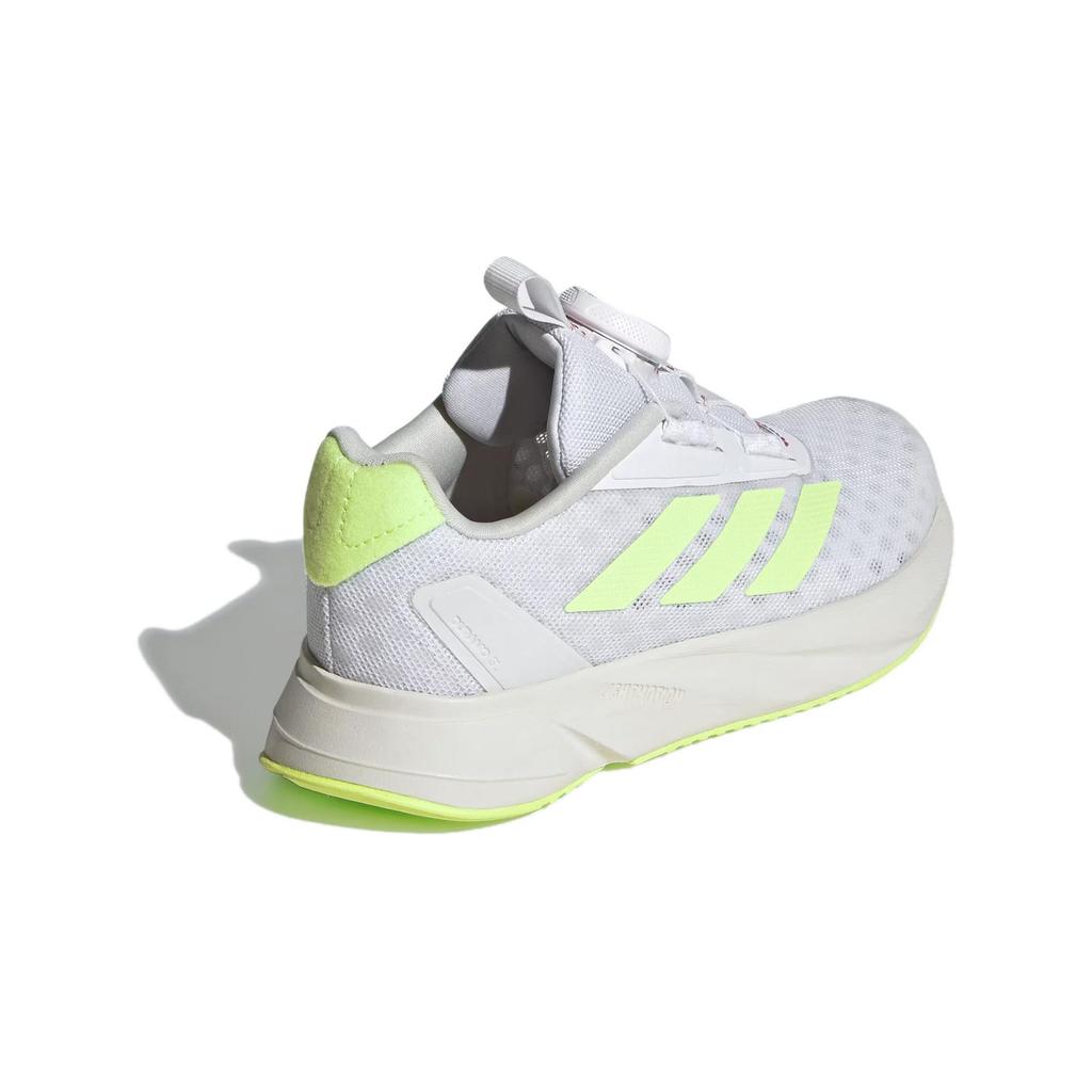 adidas Duramo Sl Mesh Удобные Нескользящие Амортизирующие Дышащие Низкие Подростковые Повседневные Кроссовки Бело-Зеленые Детские IH5834