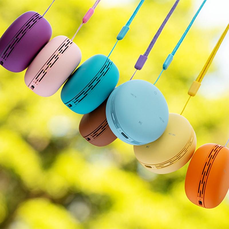 Мини портативная Bluetooth-совместимая колонка-гамбургер 5.0, 4 часа работы, Черный/ Синий/ Зеленый/ Розовый, Мини-колонка, Маленькая