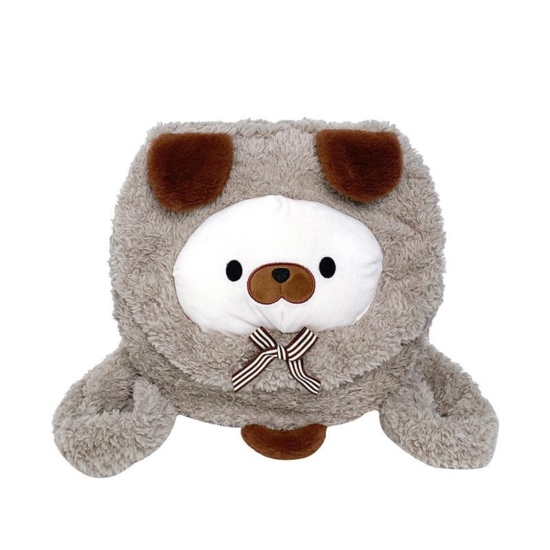 Animal Dog Cat Plush Backpack Schoolbag Casual Outings Lightweight Bag Kids Gift