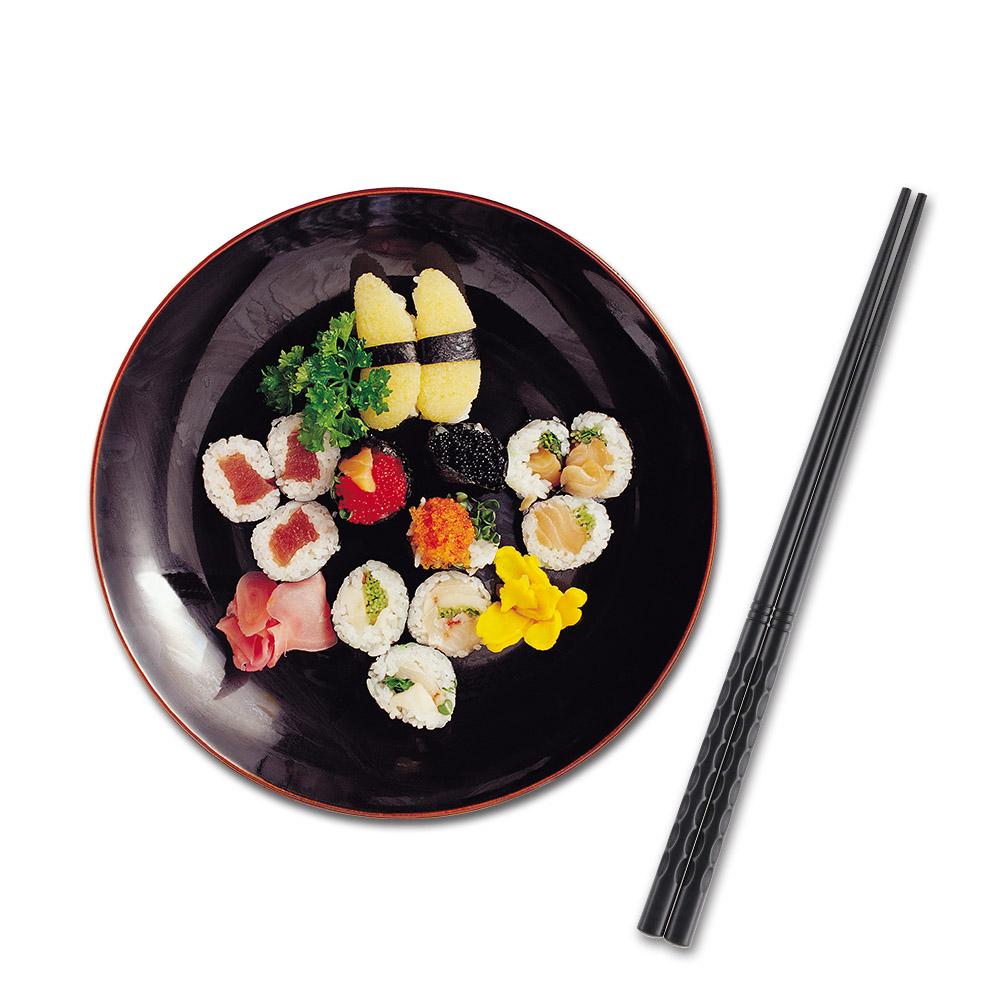 1 пара китайских портативных нескользящих палочек для суши из сплава