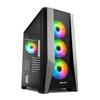 Корпус для ПК Sharkoon Mid Tower TG7M RGB Передняя сетчатая панель Совместимость с материнской платой Оснащен 4 120-мм вентиляторами ARGB Порт USB Type C Оснащен RGB