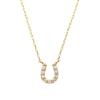 Vendome Necklace K10 Yellow Gold Diamond Horseshoe GJVN033640DI [Official] [VIH Aoyama]