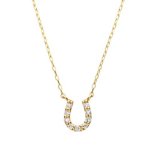 Vendome Necklace K10 Yellow Gold Diamond Horseshoe GJVN033640DI [Official] [VIH Aoyama]