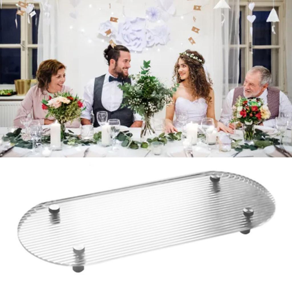 Прозрачный поднос для туалетного столика, прозрачный акриловый, простой, современный стиль, широко используемый поднос для журнального столика для семьи O