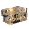 3D деревянный DIY миниатюрный дом мебель светодиодный дом головоломка украсить творческие подарки