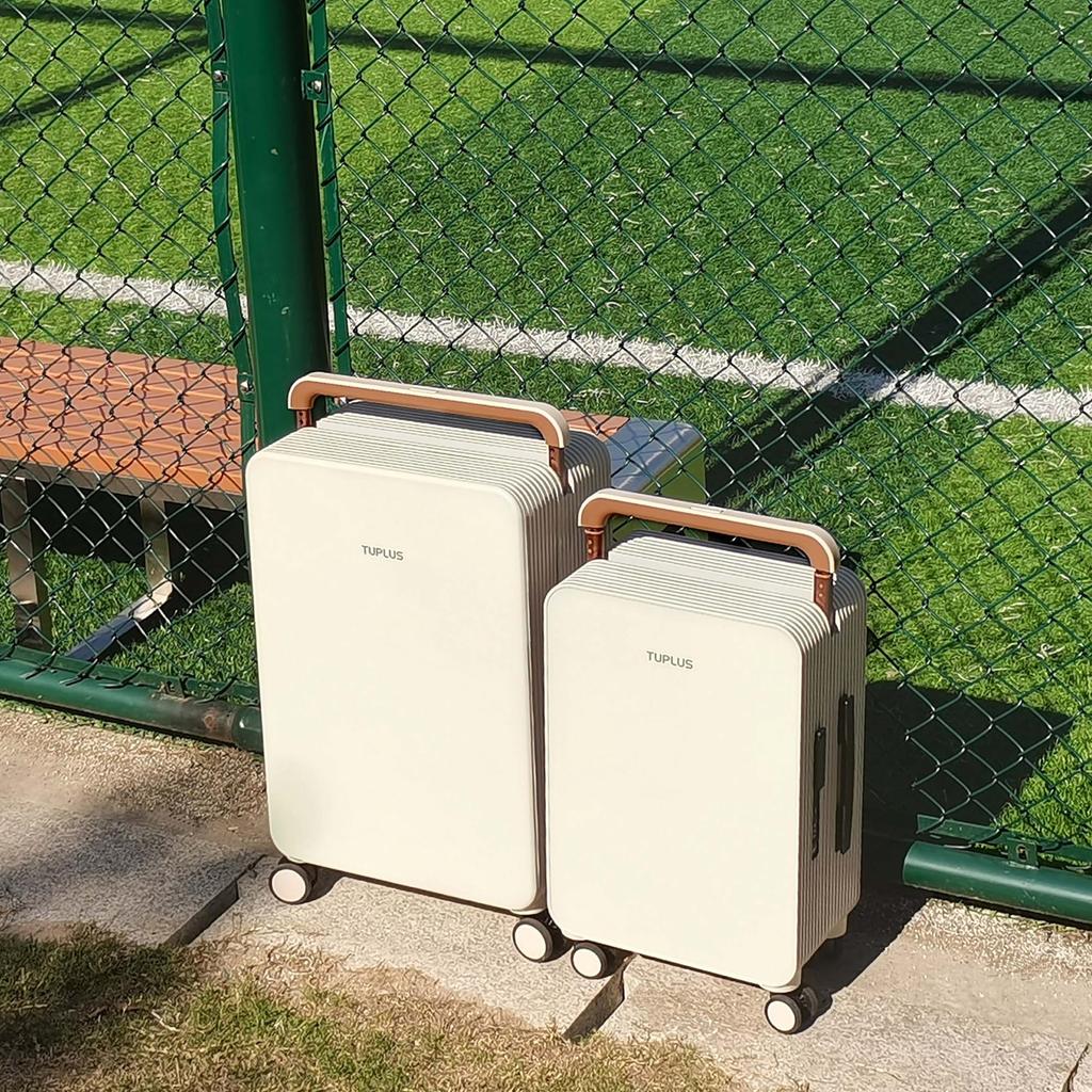 Suitcase ABS Carry Case Large Shockproof Carry Bag Quiet 8 Wheels Travel Business Business Trip Equipped with TSA Balance Series [TUPLUS] Rourke,