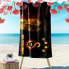 Galatasaray FC Print Beach Towel, Large Soft Quick Dry Towel for Beach Camping Swimming