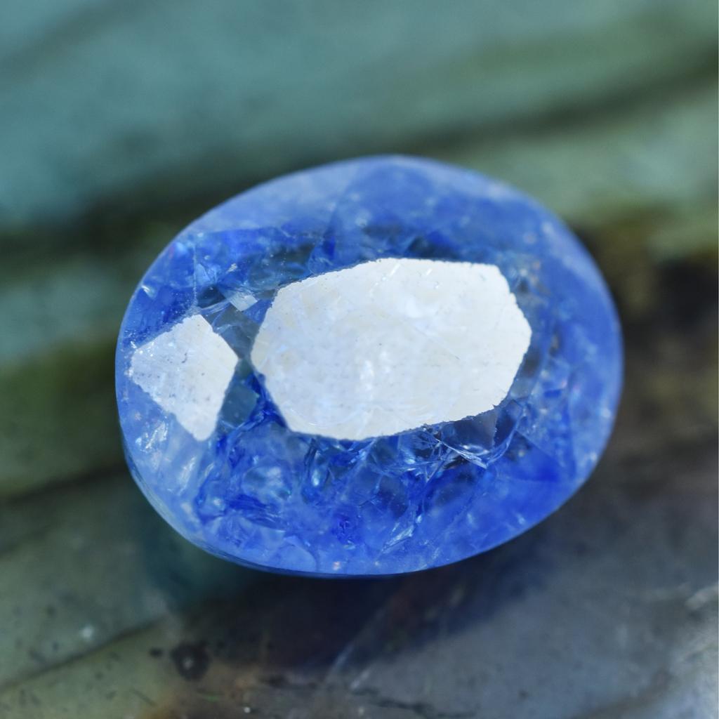 Natural Blue Sapphire Loose Gemstone Oval Cut 5.35 ct September Birthstone for Gem Collections