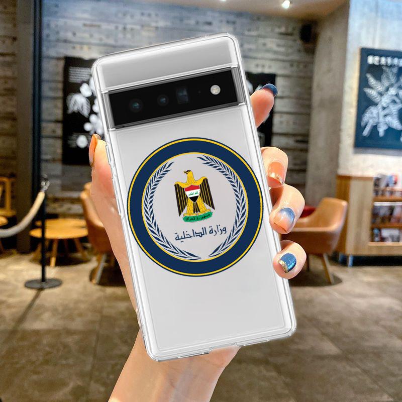 Чехол для телефона с флагом Ирака Саддама Хусейна для Google Pixel 8 7 6 Pro 6A 5 4 5A 4A 3A XL 5G силиконовый противоударный мягкий прозрачный чехол Fundas