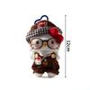 Kawaii KT Cat Plush Keychain Cute Cartoon Plush Doll Pendant Women Bag Accessories Car Key Ring Girls Birthday Gift Party Favors