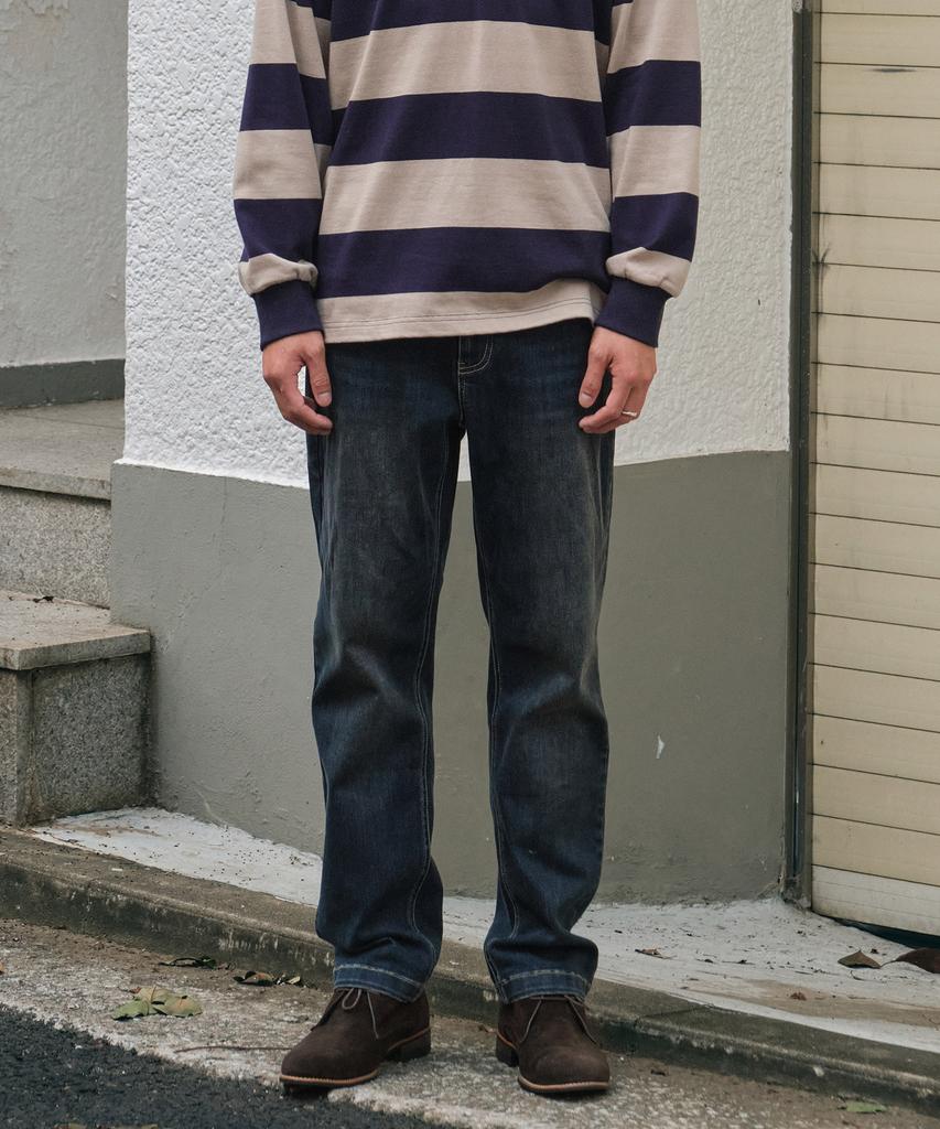 STCO Diems Basic Washed Denim Pants Navy (Comfort Fit)_Ddmxz02Csn