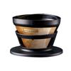 [Official] Cores C246BK Gold Filter for 2-4 Cups, 3-Month Extended Warranty, Coffee Dripper, Co-Developed with Maruyama Coffee
