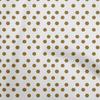 Cotton Poplin Brown Fabric Polka Dot Craft Projects Decor Fabric Printed By The Yard 42 Inch