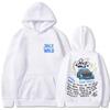 Unisex Oversized Hooded Sweatshirt Casual Printed Pullover Top Teens Adults