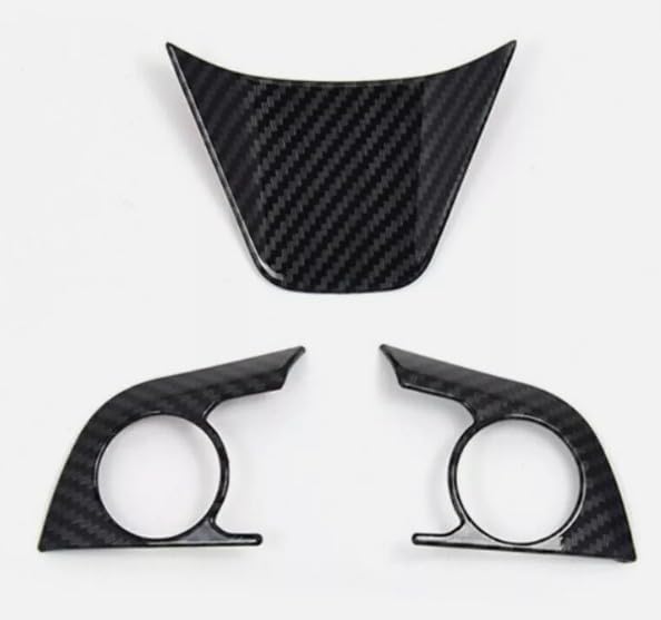 FUKUARE Накладка на переключатель рулевого управления из черного углеволокна для Camry 70, Crown 220 и Corolla 210 серии, серии,