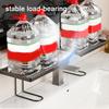Yousheng Faucet Holder U-Shaped Large Capacity Design Organizer No Drilling Waterproof Rust-Proof Drainage Rack for Toothbrushes Cups Facial Cleanser