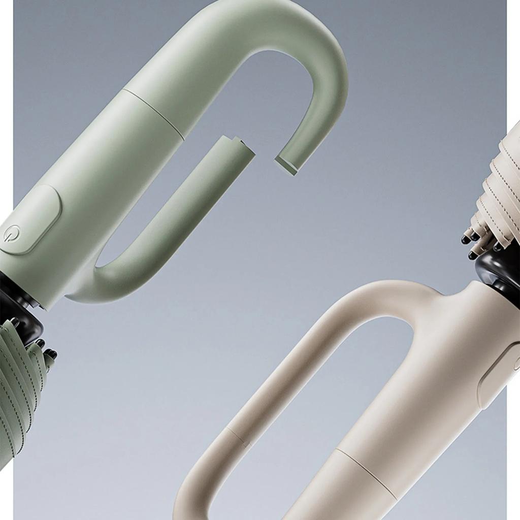 20Bones Windproof Fully Automatic Folding Umbrella With Loop Buckle Upf50+ Protable Compact Sun Rain Umbrellas For Women And Men