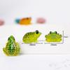 10Pcs Noctilucent Frog Doll House Miniatures Cute Fairy Garden Gnome Moss Terrarium Decor Crafts Bonsai Diy Supplies Figurine