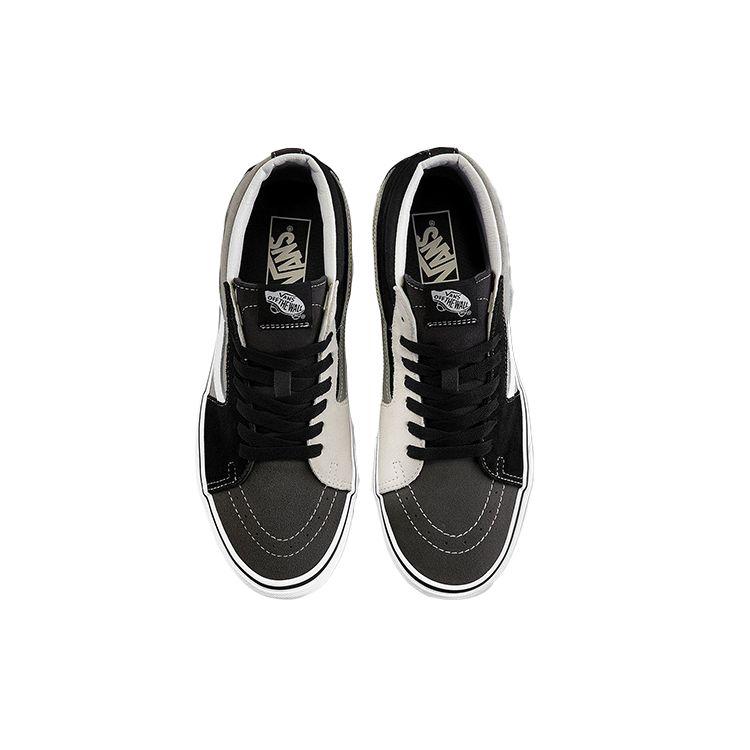 Vans Sk8 Удобные Ретро Повседневные Полувысокие Кеды для Скейтбординга Унисекс Черный Белый Серый VN0A3WM32PD