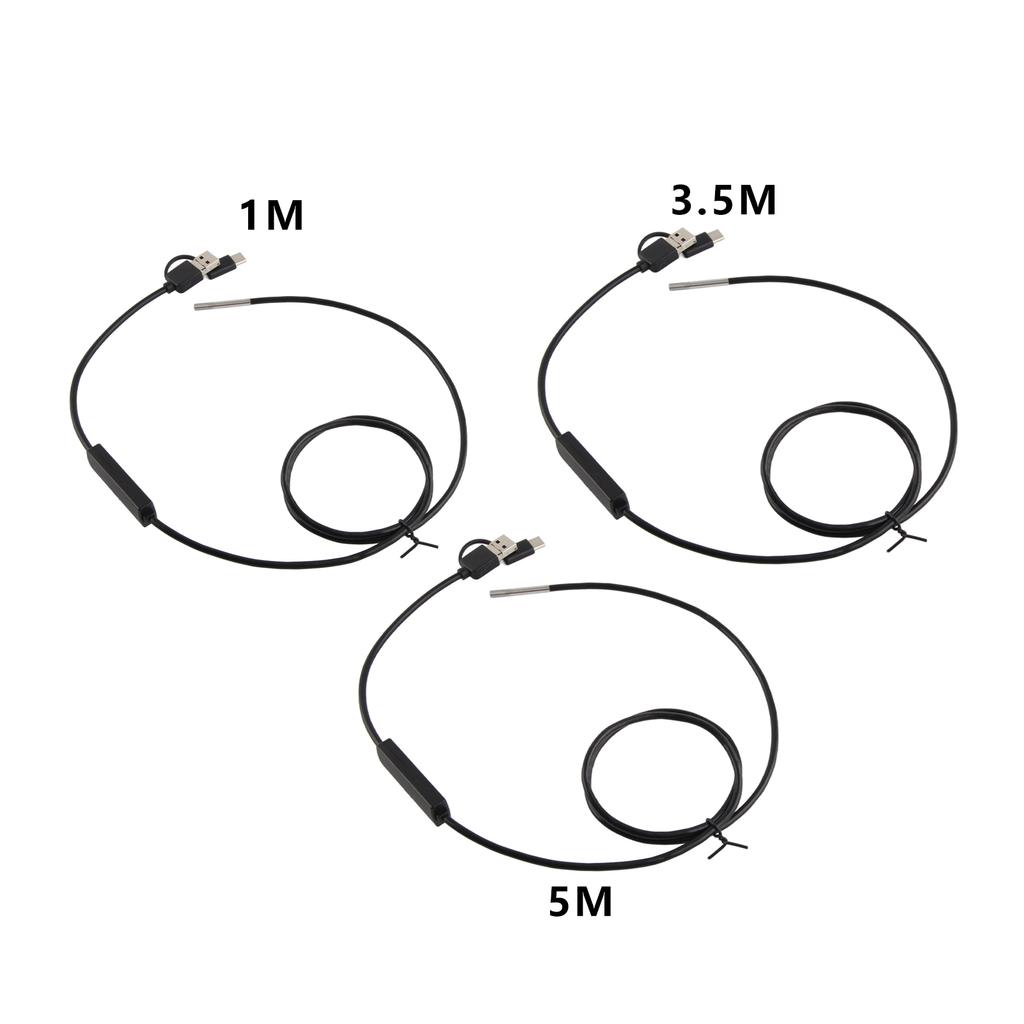 Водонепроницаемый эндоскоп Промышленный эндоскоп 3 в 1 для Android TypeC Мобильного телефона 3,9 мм Линза Высококачественный Водонепроницаемый эндоскоп